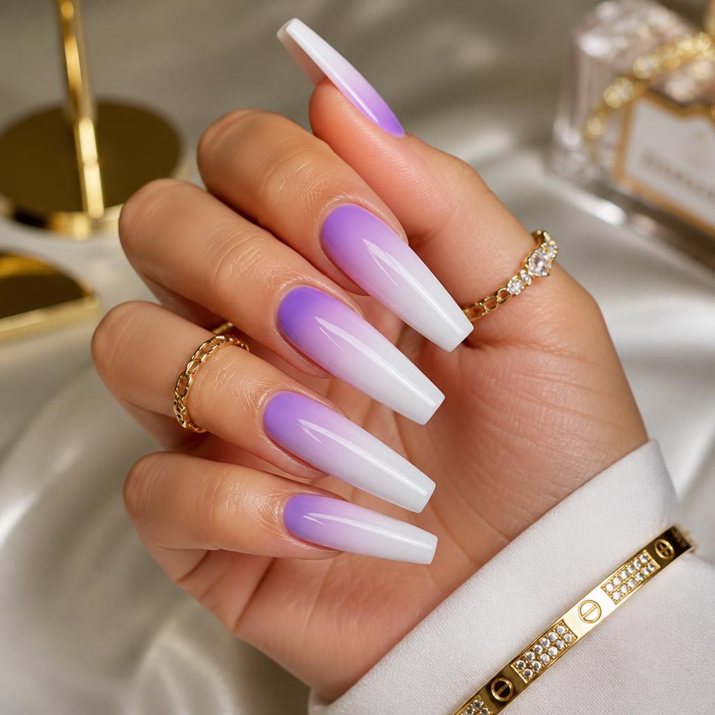 Ombre Nails at Pretty Salon in Providenciales